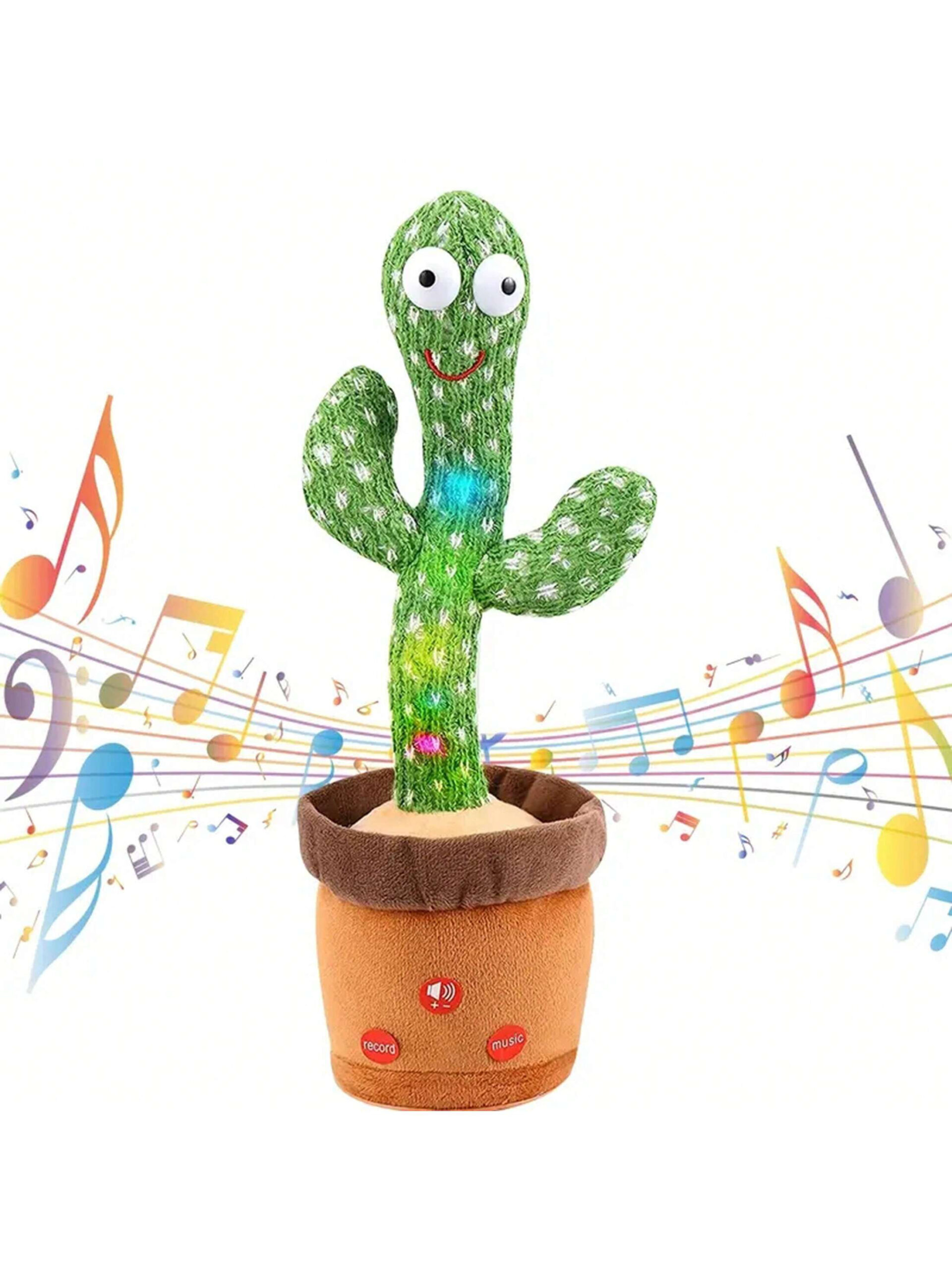 Talking Dancing Cactus Toy Singing, Mimicking, Repeating Speech for Kids Talking Dancing Cactus Toy Singing, Mimicking, Repeating Speech for Kids