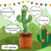 Talking Dancing Cactus Toy Singing, Mimicking, Repeating Speech for Kids Talking Dancing Cactus Toy Singing, Mimicking, Repeating Speech for Kids