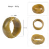 Vintage Resin Cuff Bracelet for Women, Fashion Acrylic Geometric Bangles [1]