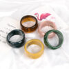 Vintage Resin Cuff Bracelet for Women, Fashion Acrylic Geometric Bangles [1]