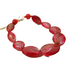 Vintage Resin Beads Necklace for Women Bohemian Beaded Choker Fashion Jewellery