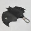 KeyChain Leather Batman Car Key Fob Case for Men, Women's Ring Holder Gift