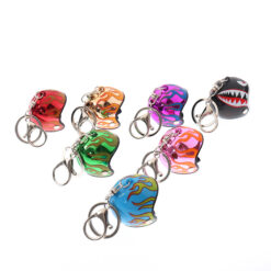 Alternative view of Motorcycle Helmet Keychain Keyring Chain Ring Pendant Car Interior Decoration