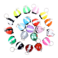 Motorcycle Helmets Key chain Women Men Cute Safety Helmet Car Keychain Bags [1]