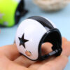 Motorcycle Helmets Key chain Women Men Cute Safety Helmet Car Keychain Bags [1]