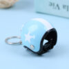 Motorcycle Helmets Key chain Women Men Cute Safety Helmet Car Keychain Bags [1]