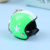 Motorcycle Helmets Key chain Women Men Cute Safety Helmet Car Keychain Bags [1]