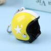 Motorcycle Helmets Key chain Women Men Cute Safety Helmet Car Keychain Bags [1]