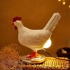 USB Chicken Night Light - Funny Chick Lamp, Easter Ornaments, Home Decor & Gifts