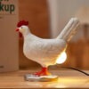USB Chicken Night Light - Funny Chick Lamp, Easter Ornaments, Home Decor & Gifts