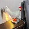 USB Chicken Night Light - Funny Chick Lamp, Easter Ornaments, Home Decor & Gifts