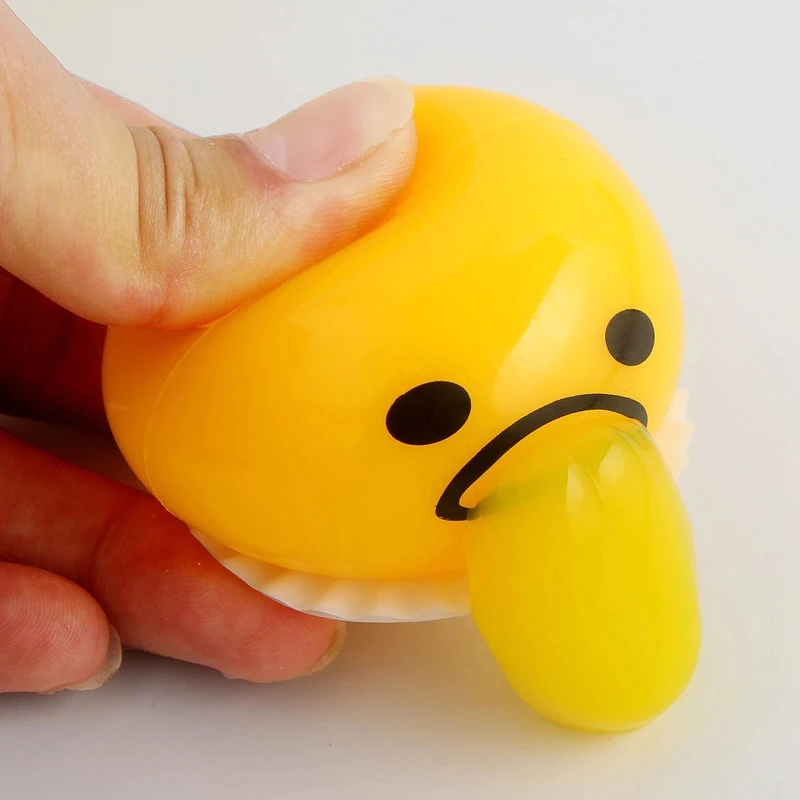 Puking Egg Yolk Stress Ball with Yellow Goop Relieve Stress Toy Novelty Gift Puking Egg Yolk Stress Ball with Yellow Goop Relieve Stress Toy Novelty Gift - Image 3