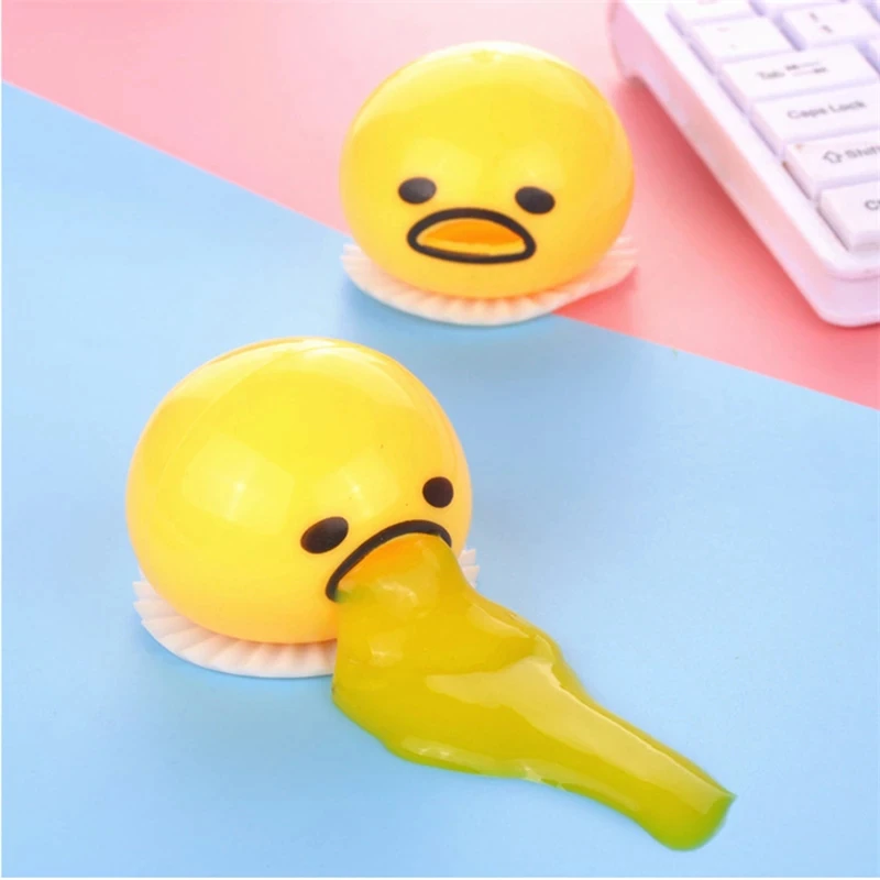 Puking Egg Yolk Stress Ball with Yellow Goop Relieve Stress Toy Novelty Gift Puking Egg Yolk Stress Ball with Yellow Goop Relieve Stress Toy Novelty Gift - Image 4