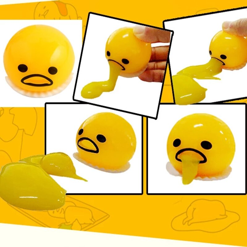 Puking Egg Yolk Stress Ball with Yellow Goop Relieve Stress Toy Novelty Gift Puking Egg Yolk Stress Ball with Yellow Goop Relieve Stress Toy Novelty Gift - Image 5