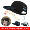 Bluetooth Hat with Speaker & Mic, Adjustable Cap for Outdoor Running & Sports