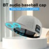 Bluetooth Hat with Speaker & Mic, Adjustable Cap for Outdoor Running & Sports
