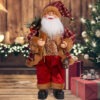 Handcrafted Santa Claus Doll Cute Xmas Decoration for Home & Party, Chic Design