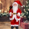 Handcrafted Santa Claus Doll Cute Xmas Decoration for Home & Party, Chic Design