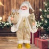 Handcrafted Santa Claus Doll Cute Xmas Decoration for Home & Party, Chic Design