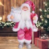 Handcrafted Santa Claus Doll Cute Xmas Decoration for Home & Party, Chic Design
