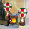 Christmas Mini Resin Figurines - LED Village House Sculpture, Holiday Home Decor