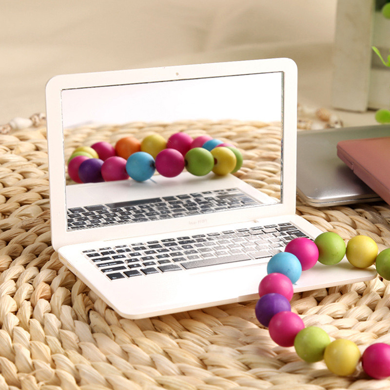 Portable Mini Makeup Mirror MacBook Design High Quality Compact Cosmetic Mirror Portable Mini Makeup Mirror MacBook Design High Quality Compact Cosmetic Mirror - Image 2