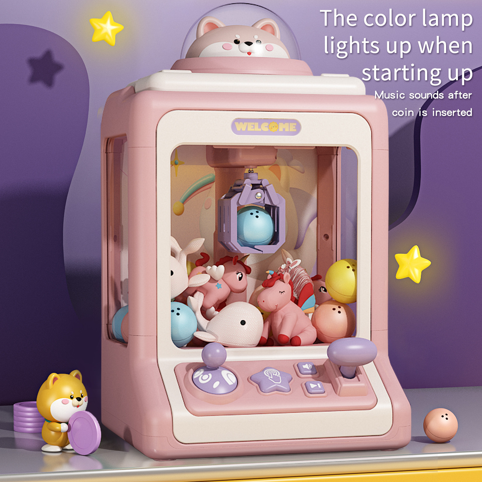 Mini Claw Machine Toy, Kids Gift, Egg Twisting Game, Birthday Present, Multi-use Mini Claw Machine Toy, Kids Gift, Egg Twisting Game, Birthday Present, Multi-use - Image 6