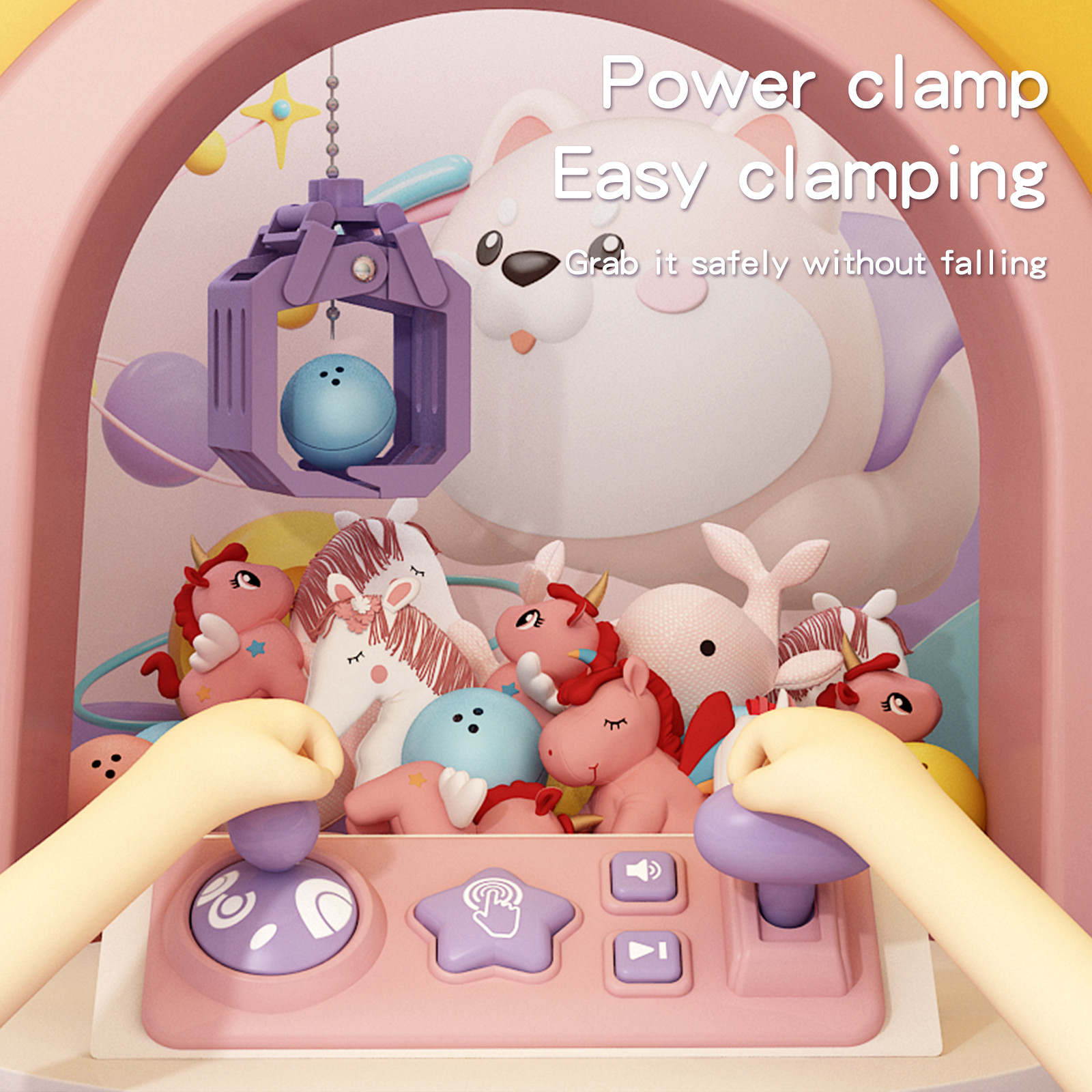 Mini Claw Machine Toy, Kids Gift, Egg Twisting Game, Birthday Present, Multi-use Mini Claw Machine Toy, Kids Gift, Egg Twisting Game, Birthday Present, Multi-use - Image 8