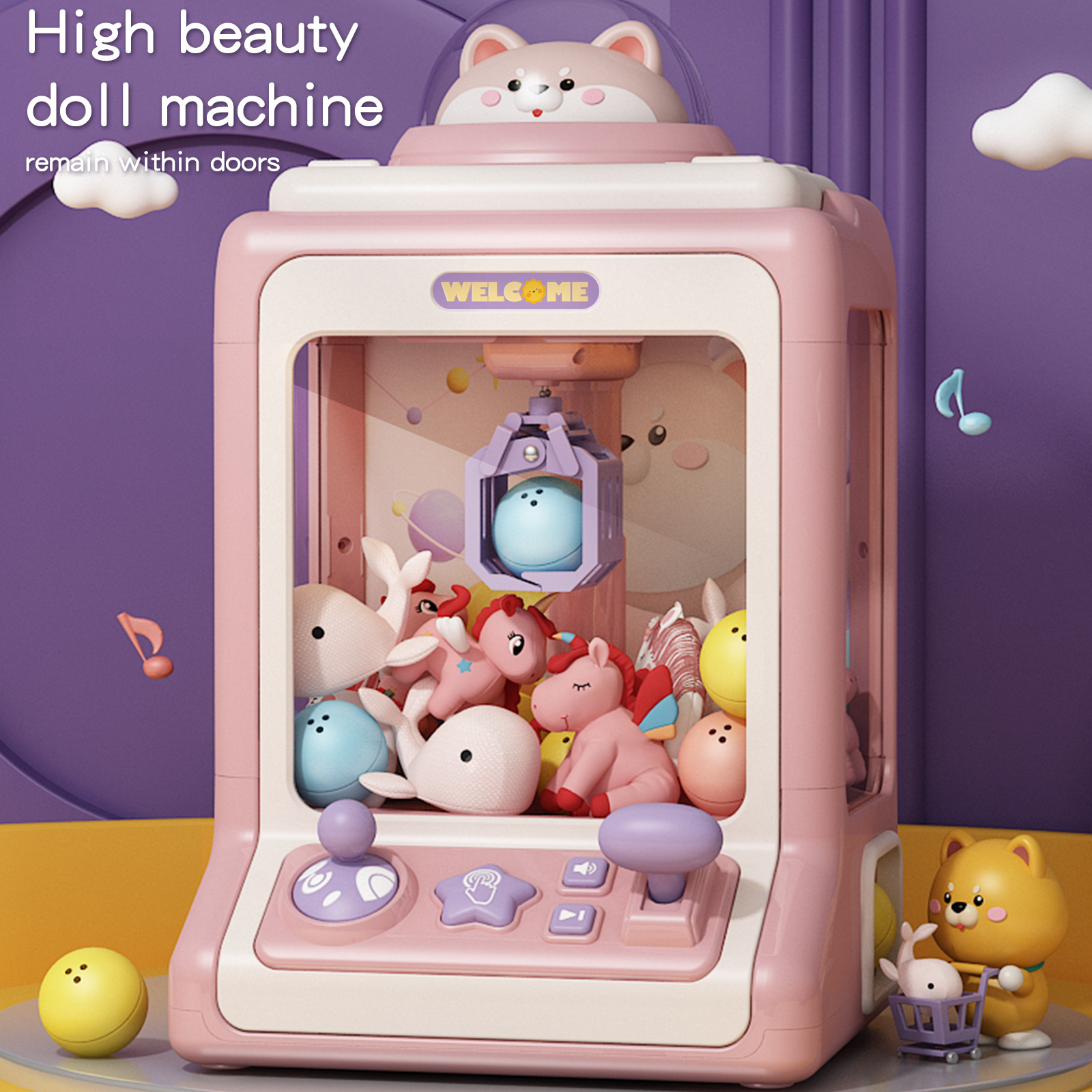 Mini Claw Machine Toy, Kids Gift, Egg Twisting Game, Birthday Present, Multi-use Mini Claw Machine Toy, Kids Gift, Egg Twisting Game, Birthday Present, Multi-use - Image 11