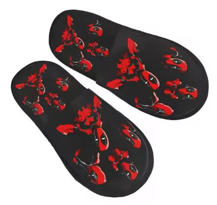 Deadpool Slippers Mules Size M - L, Marvel Gifts Unisex Novelty Gift Deadpool Slippers Mules Size M - L, Marvel Gifts Unisex Novelty Gift - Image 2