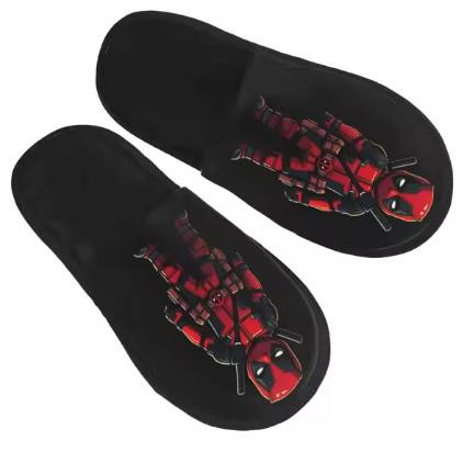 Deadpool Slippers Mules Size M - L, Marvel Gifts Unisex Novelty Gift Deadpool Slippers Mules Size M - L, Marvel Gifts Unisex Novelty Gift - Image 3