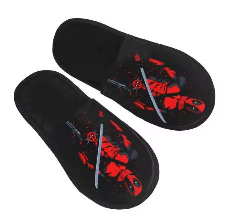 Deadpool Slippers Mules Size M - L, Marvel Gifts Unisex Novelty Gift Deadpool Slippers Mules Size M - L, Marvel Gifts Unisex Novelty Gift - Image 7