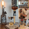 Whiskey Dispenser & Bottle Rack for Home Bar – Unique Gift for Wine Lovers