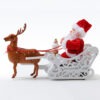 Electric Santa Claus Sleigh Toy with Music Xmas Decorations & Ornaments