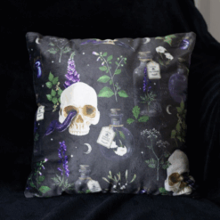 35cm Square Venom & Vines Print Cushion