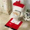 Cute Christmas Toilet Seat Covers - Festive Santa Claus Bathroom Decor Cute Christmas Toilet Seat Covers - Festive Santa Claus Bathroom Decor