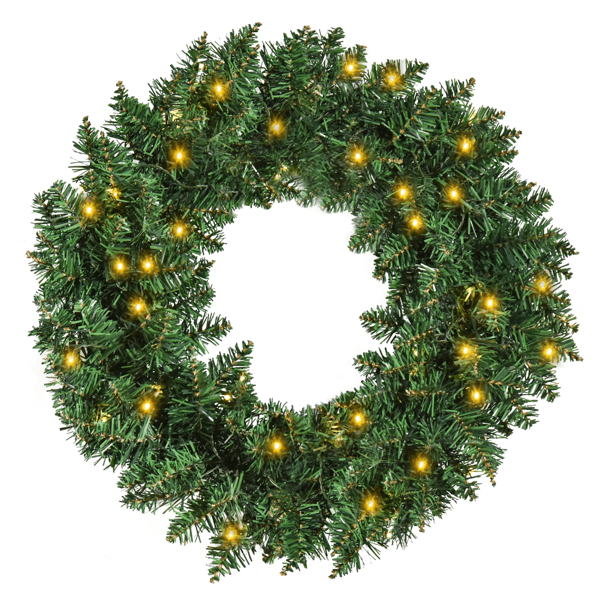 55CM Pre-lit Christmas Wreath 50 Warm White LED Ideal Xmas Artificial Door Deco 55CM Pre-lit Christmas Wreath 50 Warm White LED Ideal Xmas Artificial Door Deco