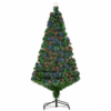 5ft Pre-Lit Fibre Optic Artificial Christmas Tree with Multi-Colour LED & Star Topper 5ft Pre-Lit Fibre Optic Artificial Christmas Tree with Multi-Colour LED & Star Topper