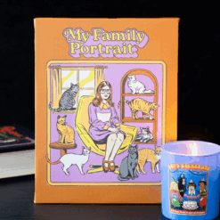 19x25cm My Family Portrait Canvas Plaque by Steven Rhodes