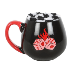 Alternative view of Black Dice Mug and Socks Set