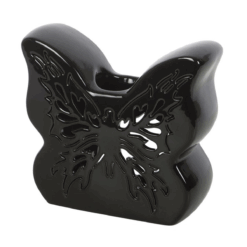 Alternative view of Black Cut-Out Butterfly Oil Burner
