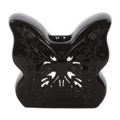 Black Cut-Out Butterfly Oil Burner