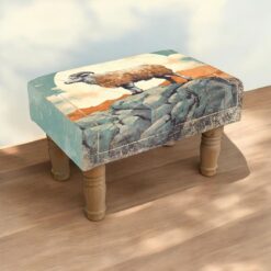 Alternative view of Sheep Footstool – Cute Animal Ottoman with Soft Fabric