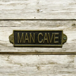 Alternative view of Man Cave Metal Sign – Fun Home Décor Plaque
