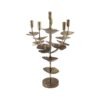 57cm Gold Metal Candle Holder – Large Luxury Decorative Candle Stand