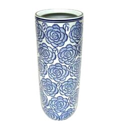 Alternative view of 18" Umbrella Stand – Blue Flowers