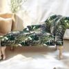 120 × 46 × 57 cm Palm Leaf Mini Chaise Longue