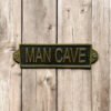 Man Cave Metal Sign – Fun Home Décor Plaque