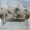 Lavender Fabric Footstool with Drawer