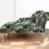 120 × 46 × 57 cm Palm Leaf Mini Chaise Longue